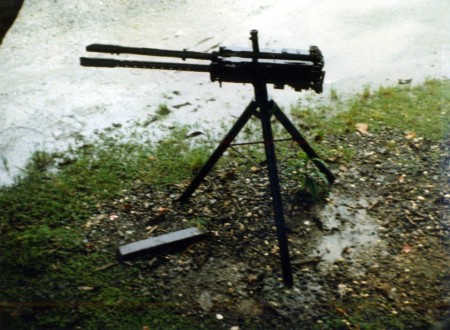 Relic of an American 50 caliber Machine Gun