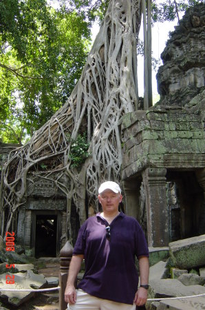 At Angor Wat, Cambodia