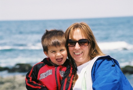 Jack and Mom at Fort Bragg