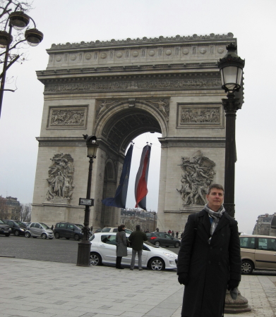 Winter in Paris, France