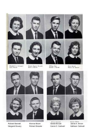 Class of 1960 Senior Photos