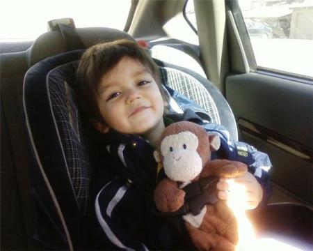 Ellias LOVES monkeys!!