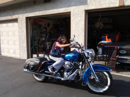 Grandaughter Faith and my Road King