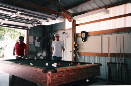 A Hot game of pool