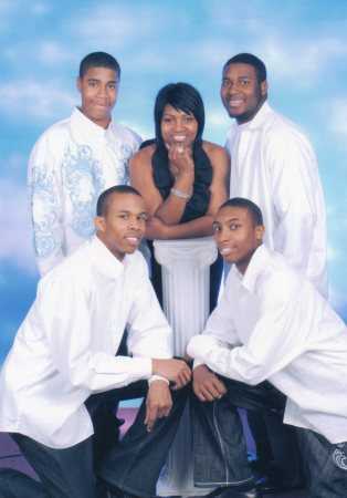 Lashawndra and her Lovely four sons