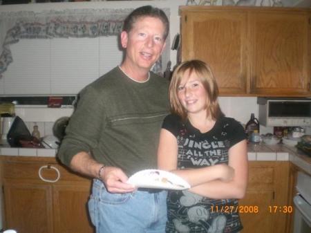 My daughter Amanda with her dad