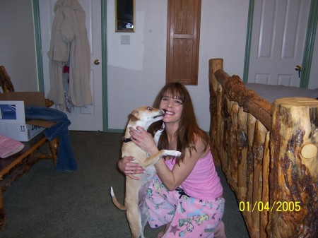 09 me and one of my dogs darling