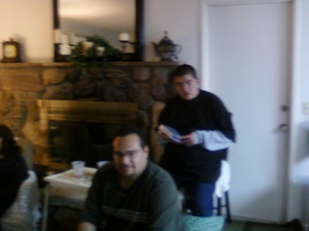 my son brian & my brother manuel