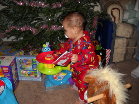 grandson at xmas