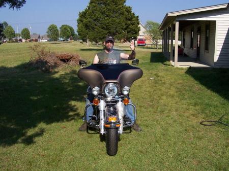 Dan and one of his prized possessions.