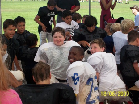 Son Don at Contact football camp 2009