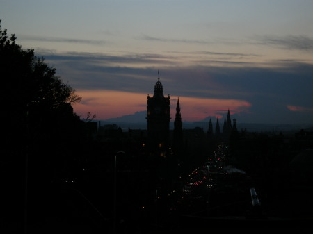 Edinburgh at dusk