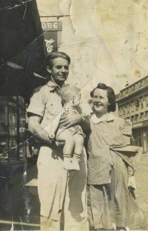 My grandparents with my dad when he was a baby