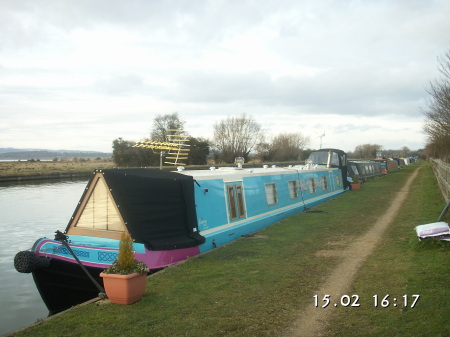 New mooring and boat