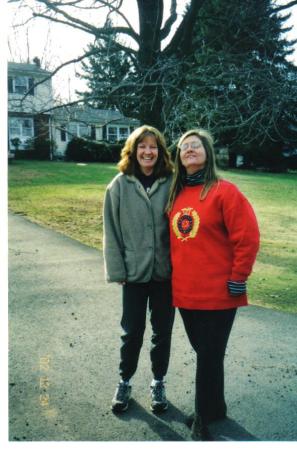 Me and Cindy in front of my house.