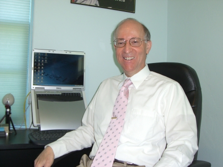 Gordon at his desk.