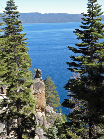 Hiking Rubicon Trail, Lake Tahoe, CA