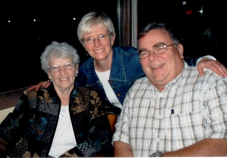 My mother Mary Hardy, Me and husband Steve