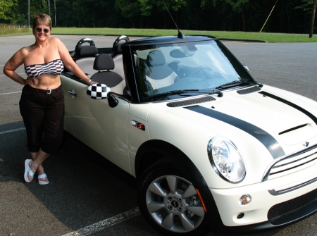 Sherry and her Mini Cooper