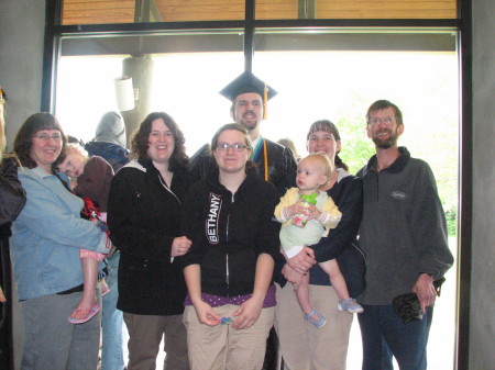 family at Dougs colage graduation