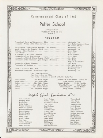 Program '62 Graduating Class