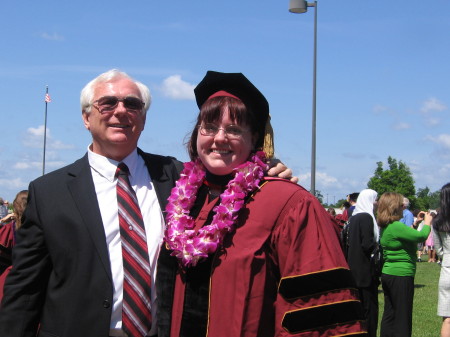 Proud Dad and Graduate Daughter