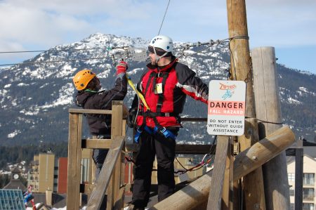 Karl, Ben & Jodi Zip-lining