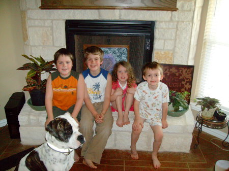 The Grandchildren and dogs