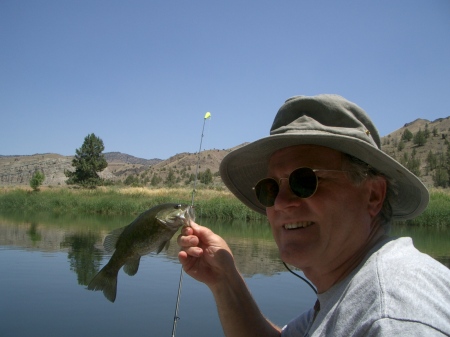 Little bass fishing on the John Day River