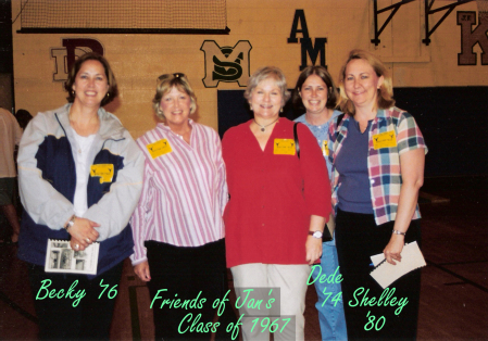 Class of '67 Girls w/Heider girls