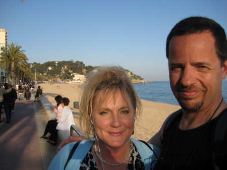 On the beach in Nice 2009