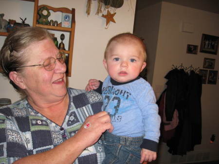 Auntie Lorrie w/Great Nephew Trevor