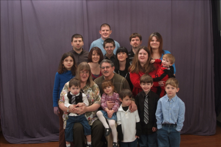 Theresa & David Rogers  family group