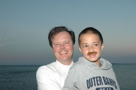 Bill and dad, July 2009