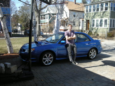 Charlie and his blue machine
