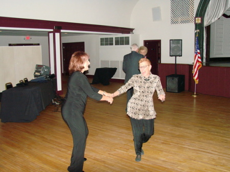 Sis and I doing the boogie!