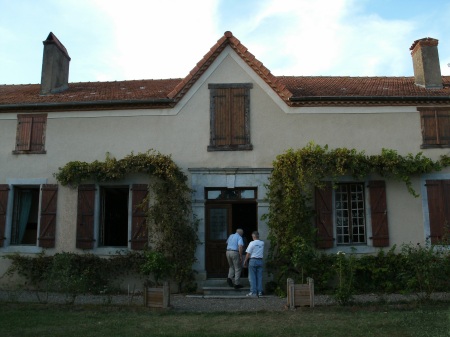 Home of friends in Mingot, France