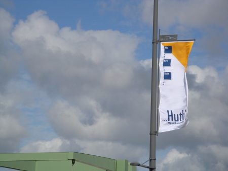 Flag in Bremmerhaven, Germany