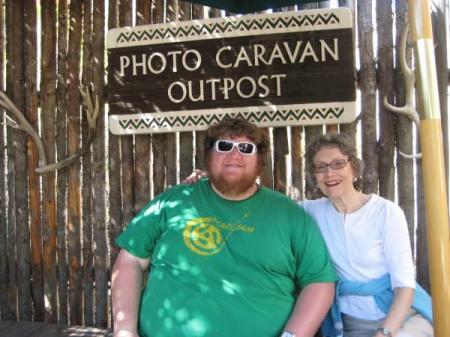 Gian and Rose at the zoo