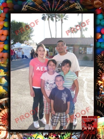 My kids at  the Pima County fair