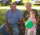 Frank, Mary, and great-granddaughter, Adelyn