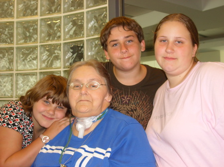 my mom and my kids 2007