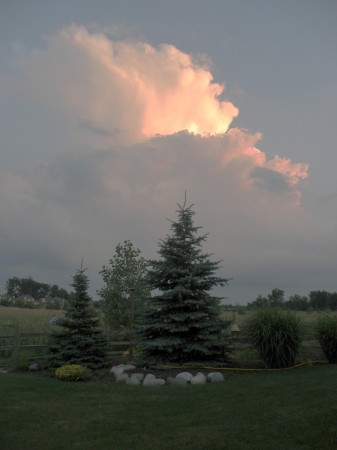 Sunset from my backyard