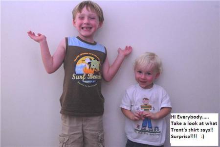 Our grandsons ~ Landon & Trenton