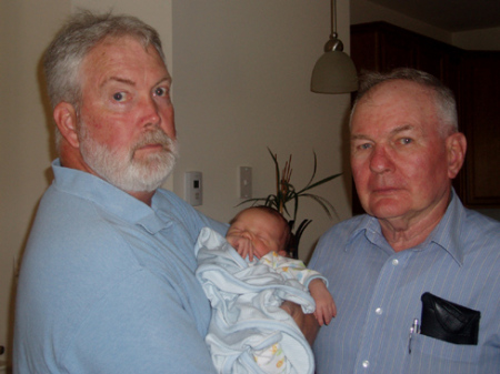 Papa Tim, "TJ" & Great-Great Uncle Arney