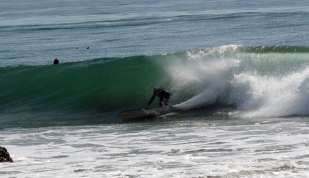 looking good in that wetsuit,  NOT