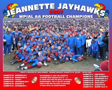 Jeannette Jayhawks 2007 State Champs