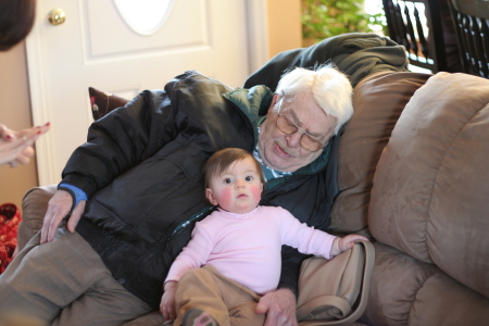 great grandpa and me