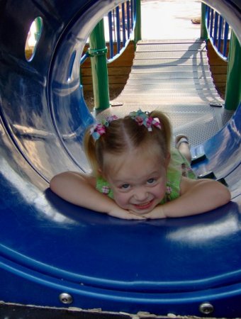 Lauren at the playground