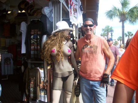 My Husband at Bike Week